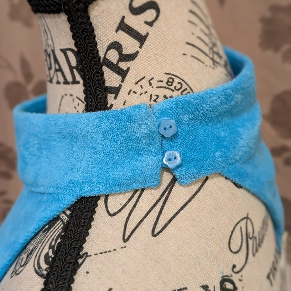 Fabletics Aqua Blue Terry Built-In Bra Tank, Size L, New With Tags! - Picture 5 of 10